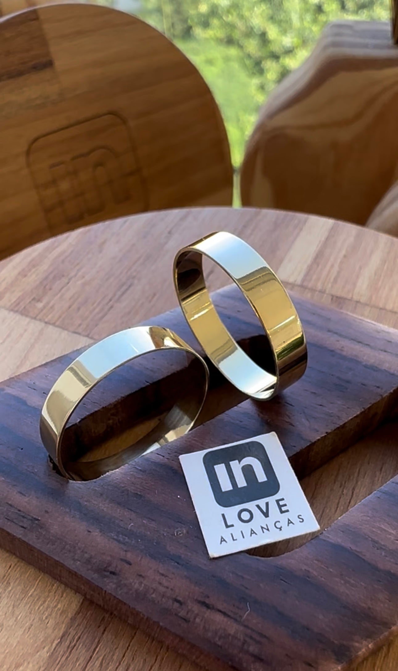 Alianças de Casamento em Ouro 18k - Modelo Dengo | 3mm |12x R$165.83