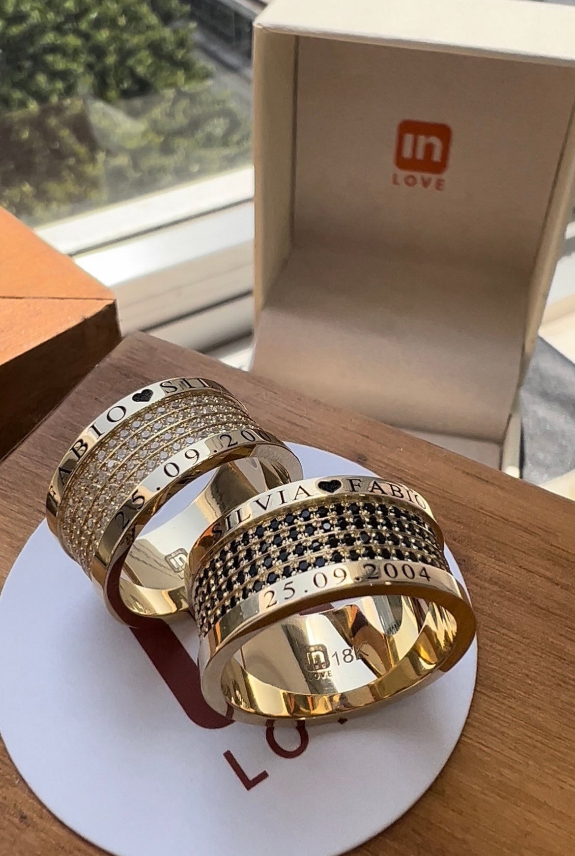 Alianças de Casamento em Ouro 18k - Modelo For You Duo Master | 10mm | 12x R$2.008,33