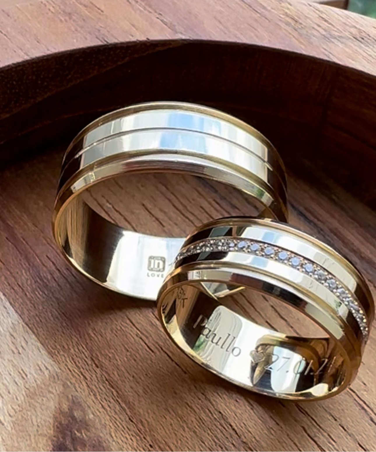 Alianças de Casamento em Ouro 18k - Modelo Essencial | 7mm | 12x R$603,33