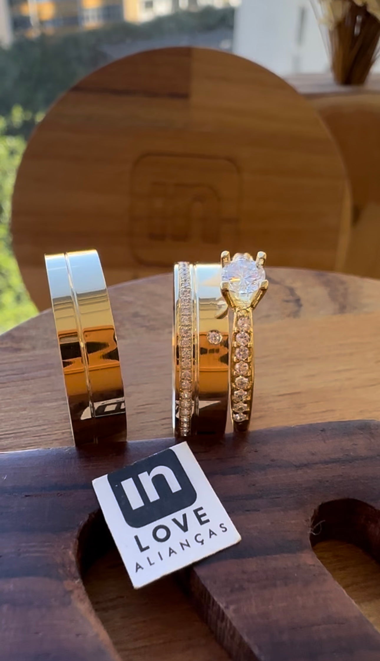 Alianças de Casamento em Ouro 18k - Modelo Minha Razão | 5mm | 12x R$333