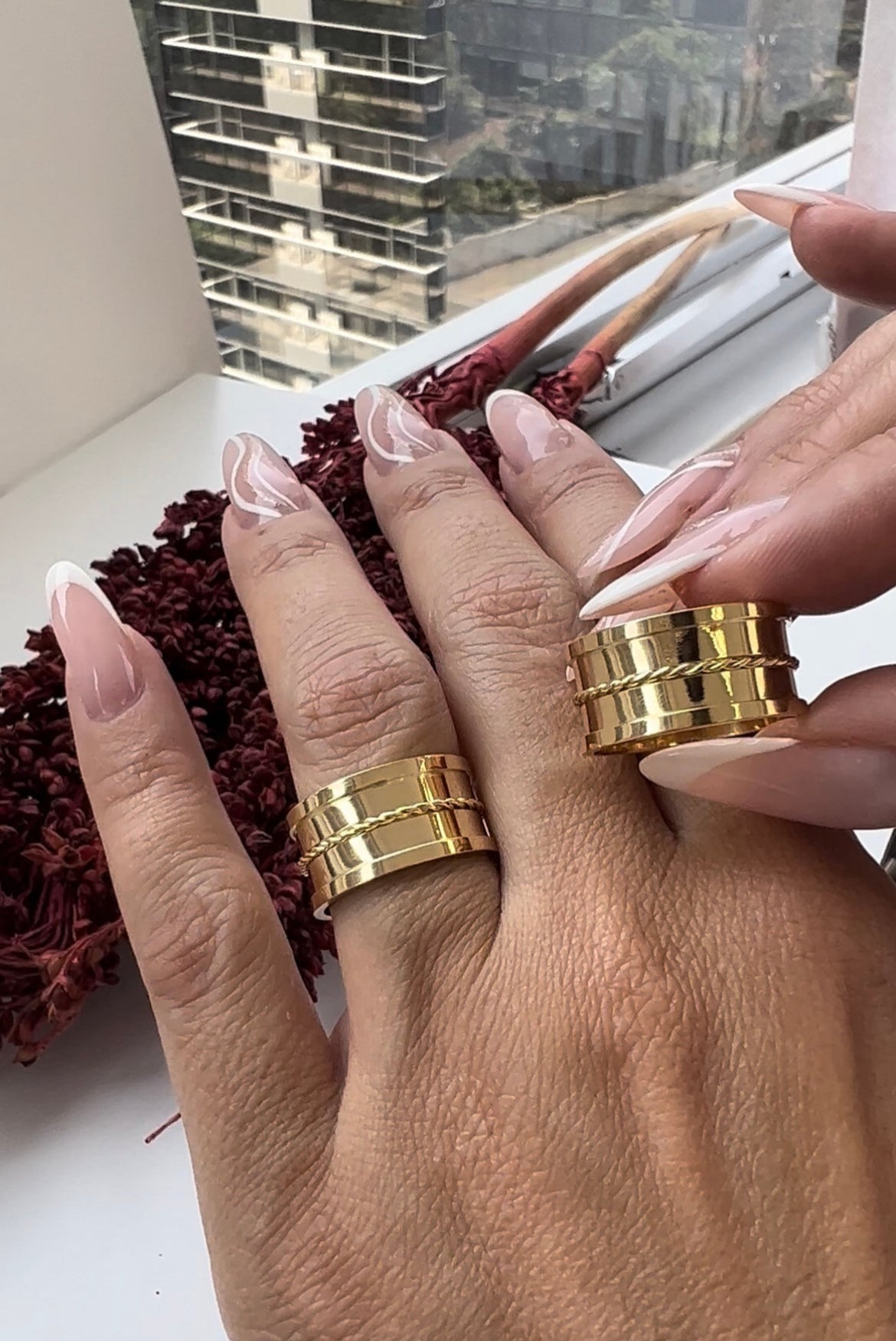 Alianças de Casamento em Ouro 18k - Modelo Força do Amor | 9mm | 12x R$1.003,33