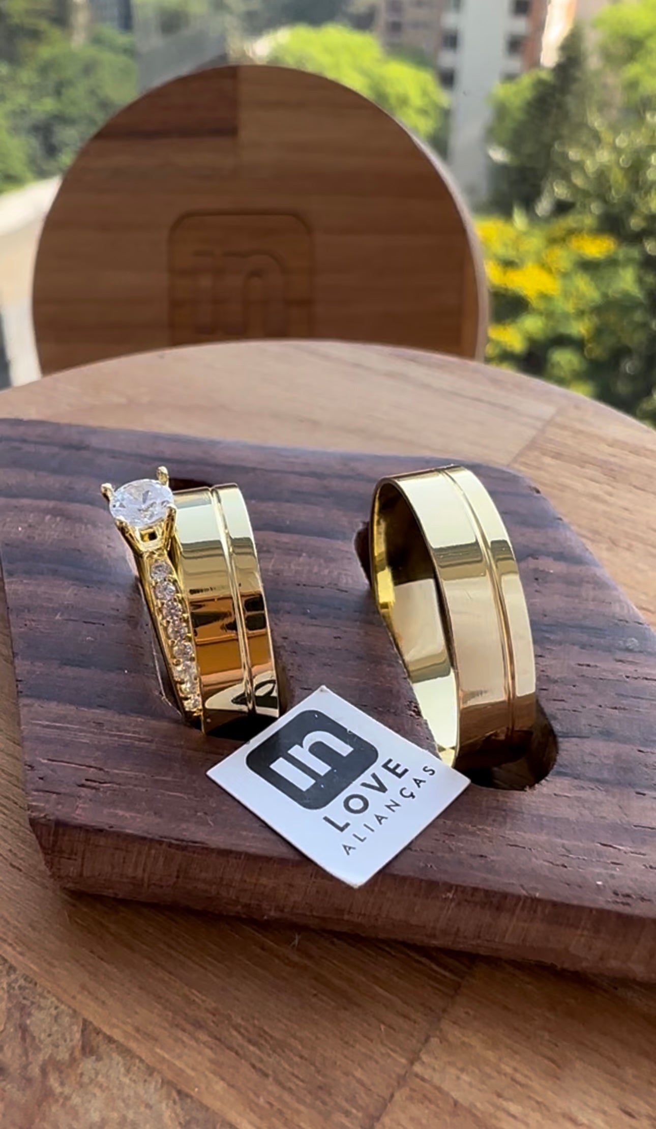 Alianças de Casamento em Ouro 18k - Modelo Amor Maior | 5mm | 12x R$299