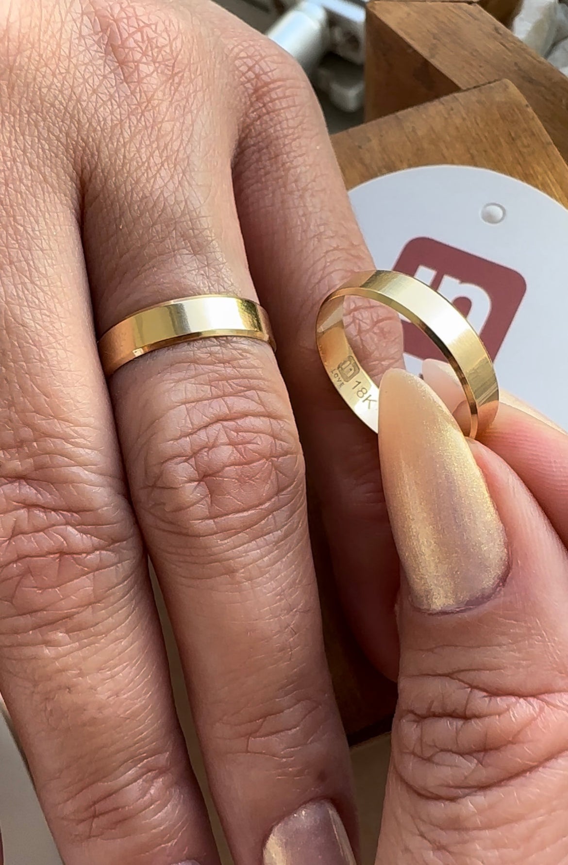 Alianças de Casamento em Ouro 18k - Modelo Sertãozinho | 4mm | 12x R$291,66