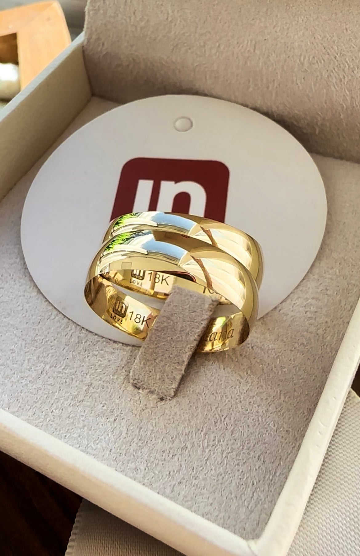 Alianças de Casamento em Ouro 18k - Modelo Tradicional | 5mm | 12x R$399