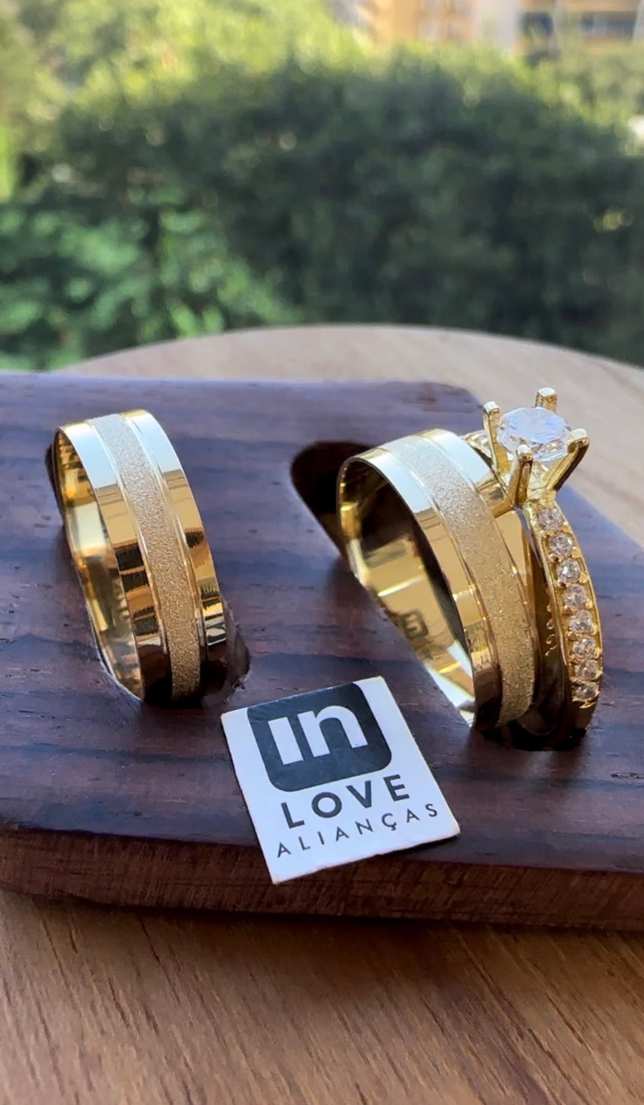 Alianças de Casamento em Ouro 18k - Modelo Meu Xodó | 5mm | 12x R$249