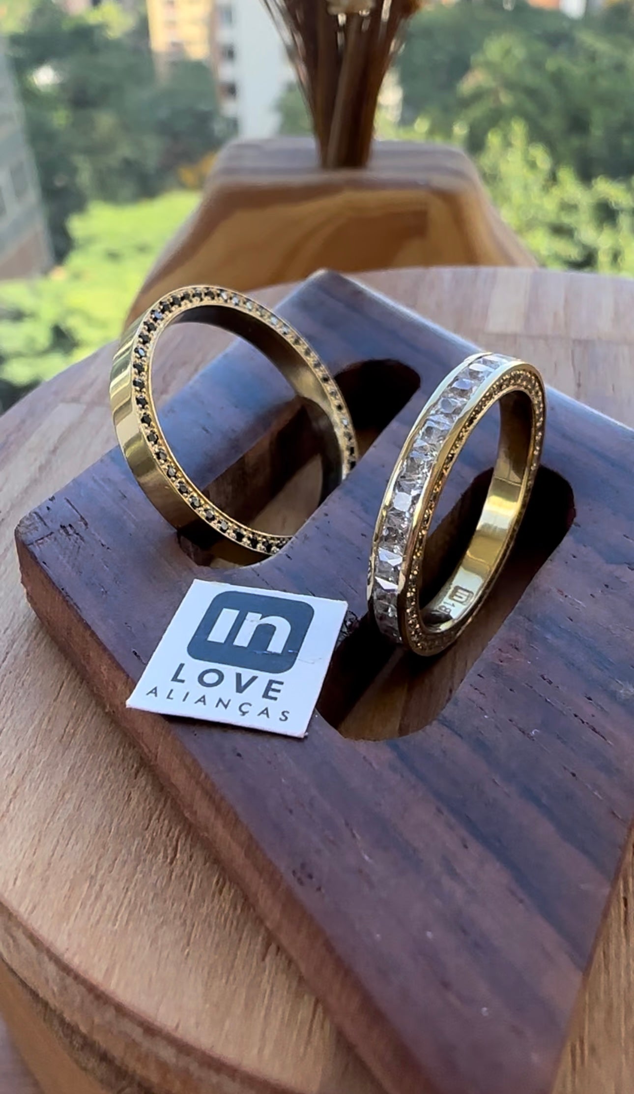 Alianças de Casamento em Ouro 18k - Modelo Meu Amor | 3mm | 12x R$690.83