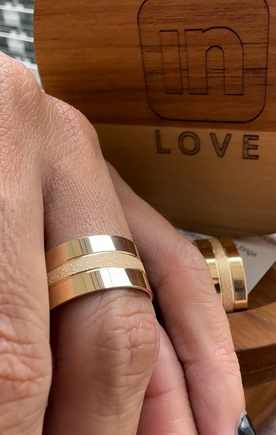 Alianças de Casamento em Ouro 18k - Modelo Meu Xodó | 9mm | 12x R$665,83