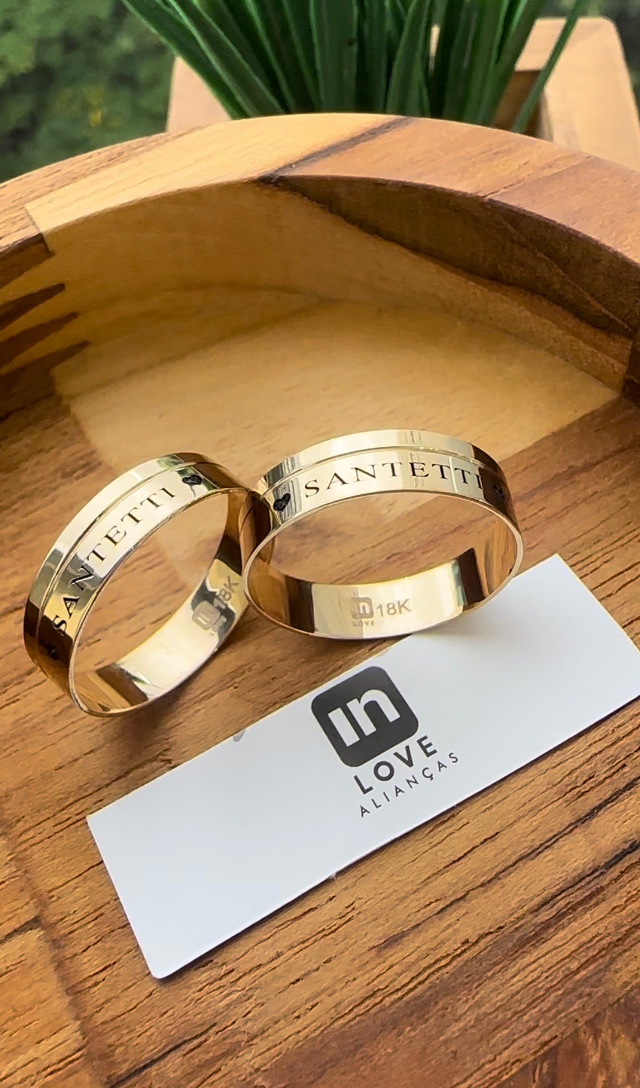 Alianças de Casamento em Ouro 18k - Modelo Forever | 5mm | 12x R$358,33