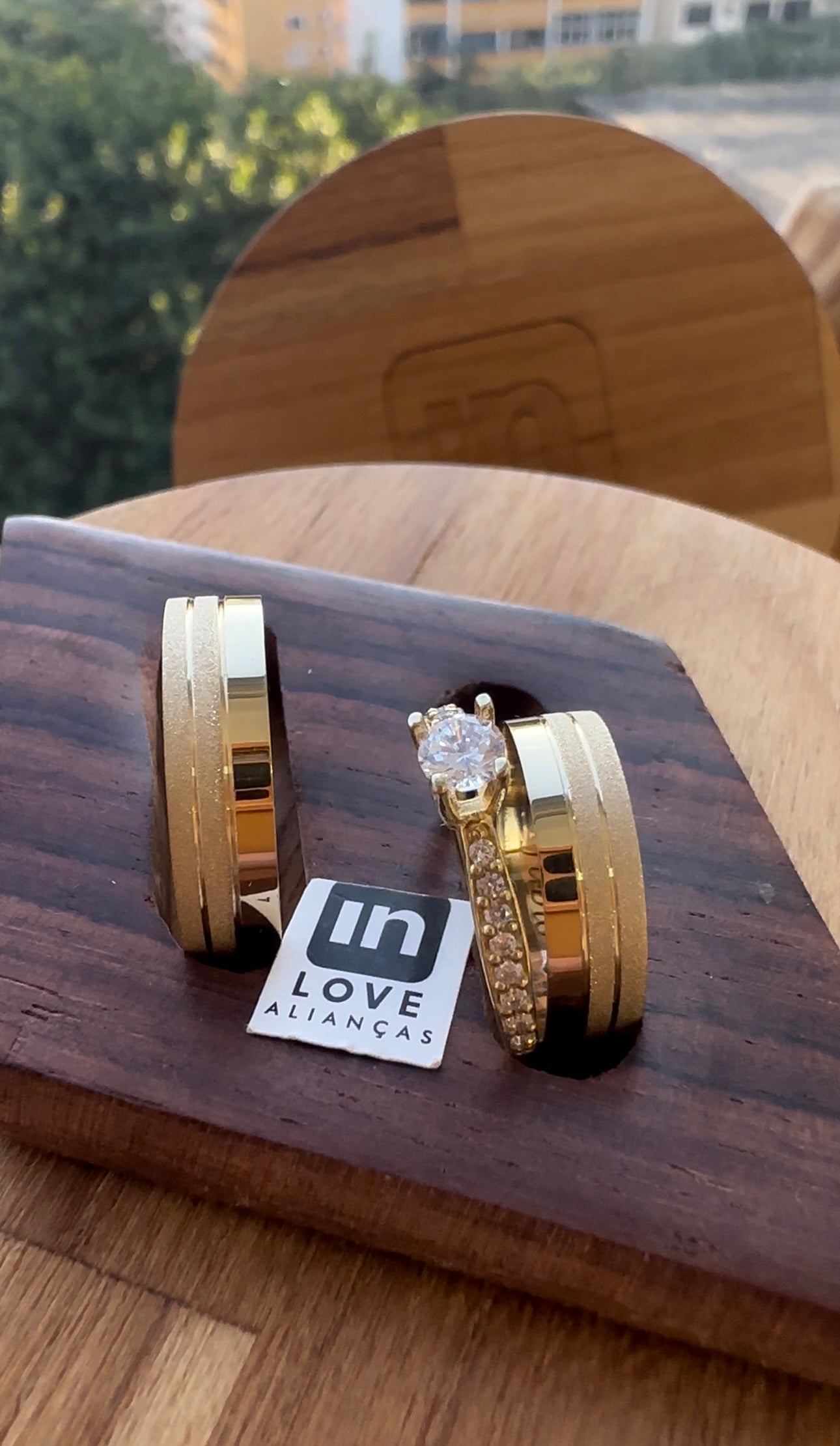 Alianças de Casamento em Ouro 18k - Modelo Verdadeiro Amor | 5mm | 12x R$249