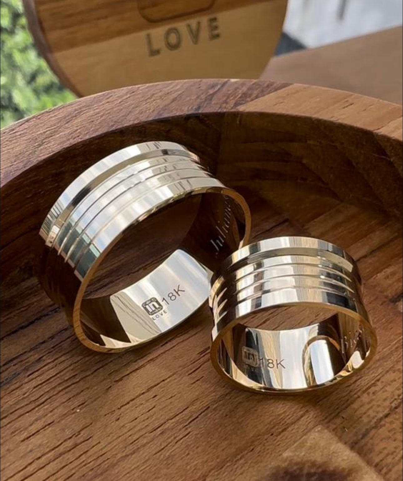 Alianças de Casamento em Ouro 18k - Modelo Favorite | 9mm | 12x R$799