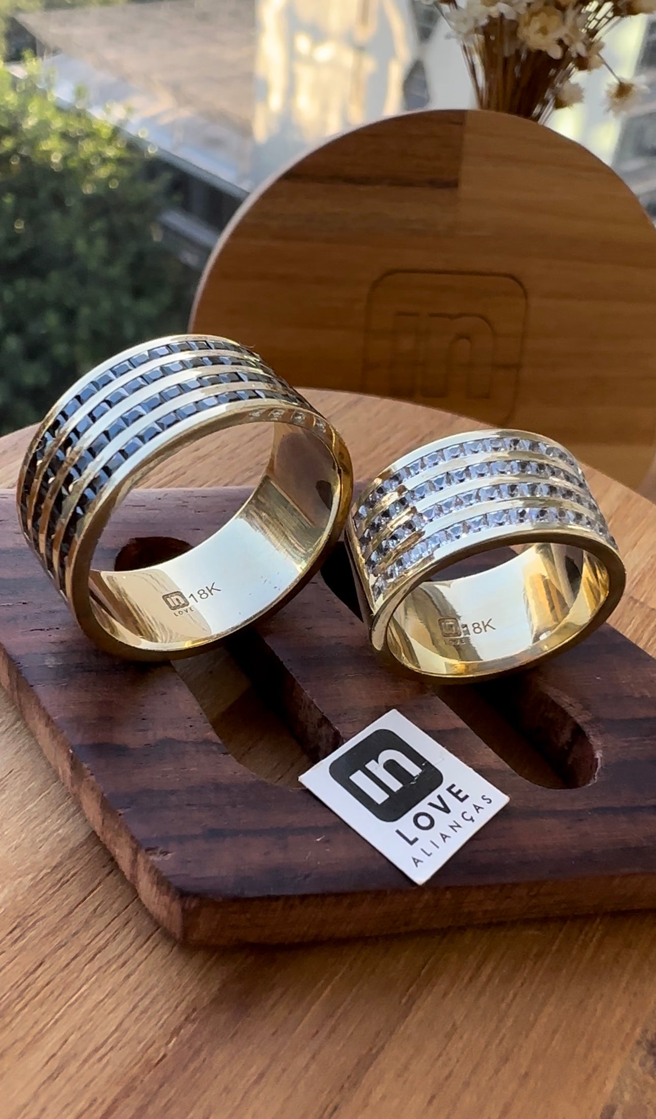 Alianças de Casamento em Ouro 18k - Modelo (Re)Começos | 9mm | 12x R$1.999