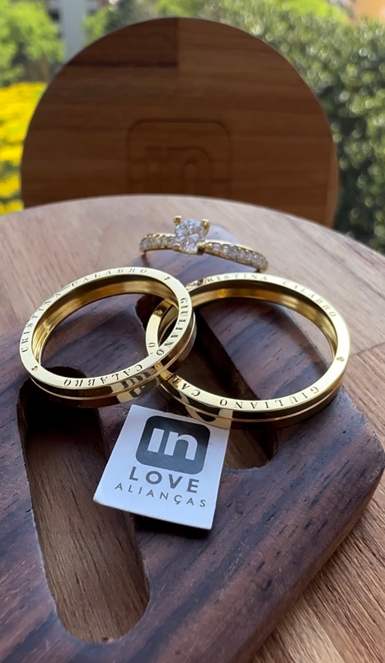 Par de Alianças em Ouro 18k - Modelo Afago | 3mm |12x R$499