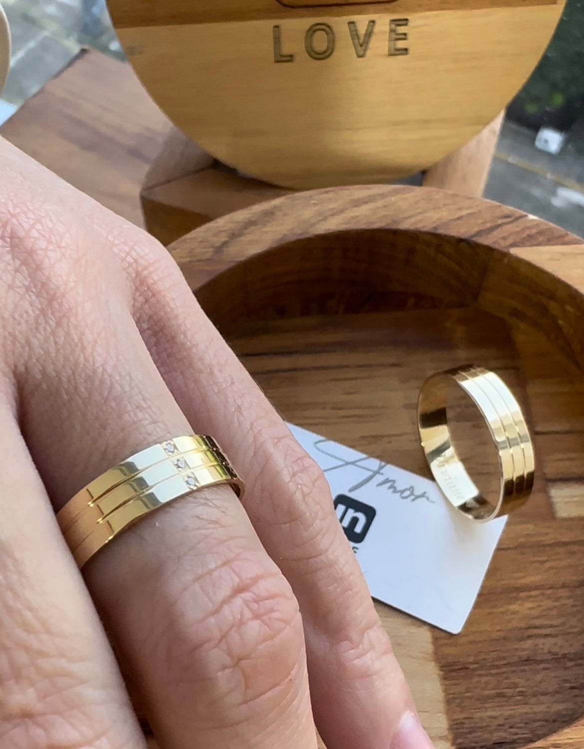 Alianças de Casamento em Ouro 18k - Modelo Meu Presente | 5mm | 12x R$399