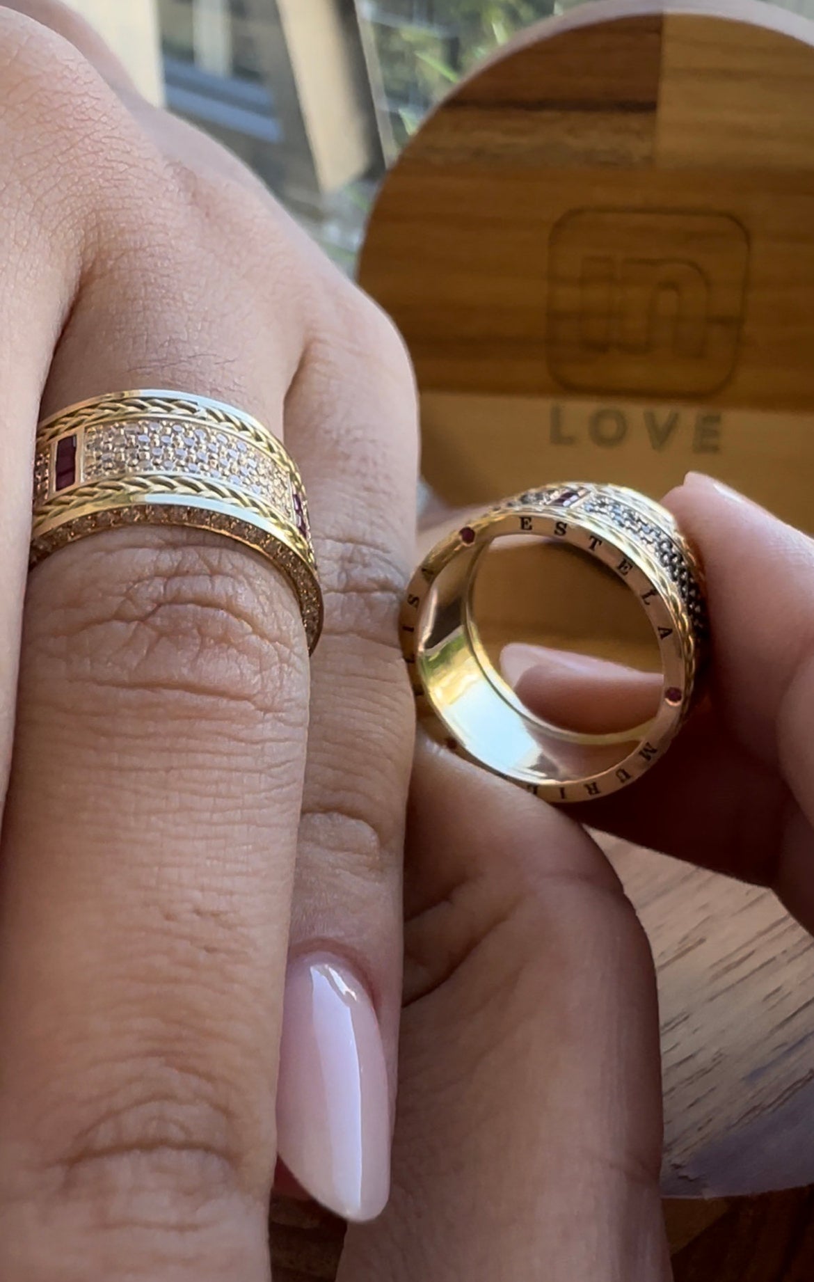 Alianças de Casamento em Ouro 18k - Modelo Fidelidade Duo | 10mm | 12x R$2.166