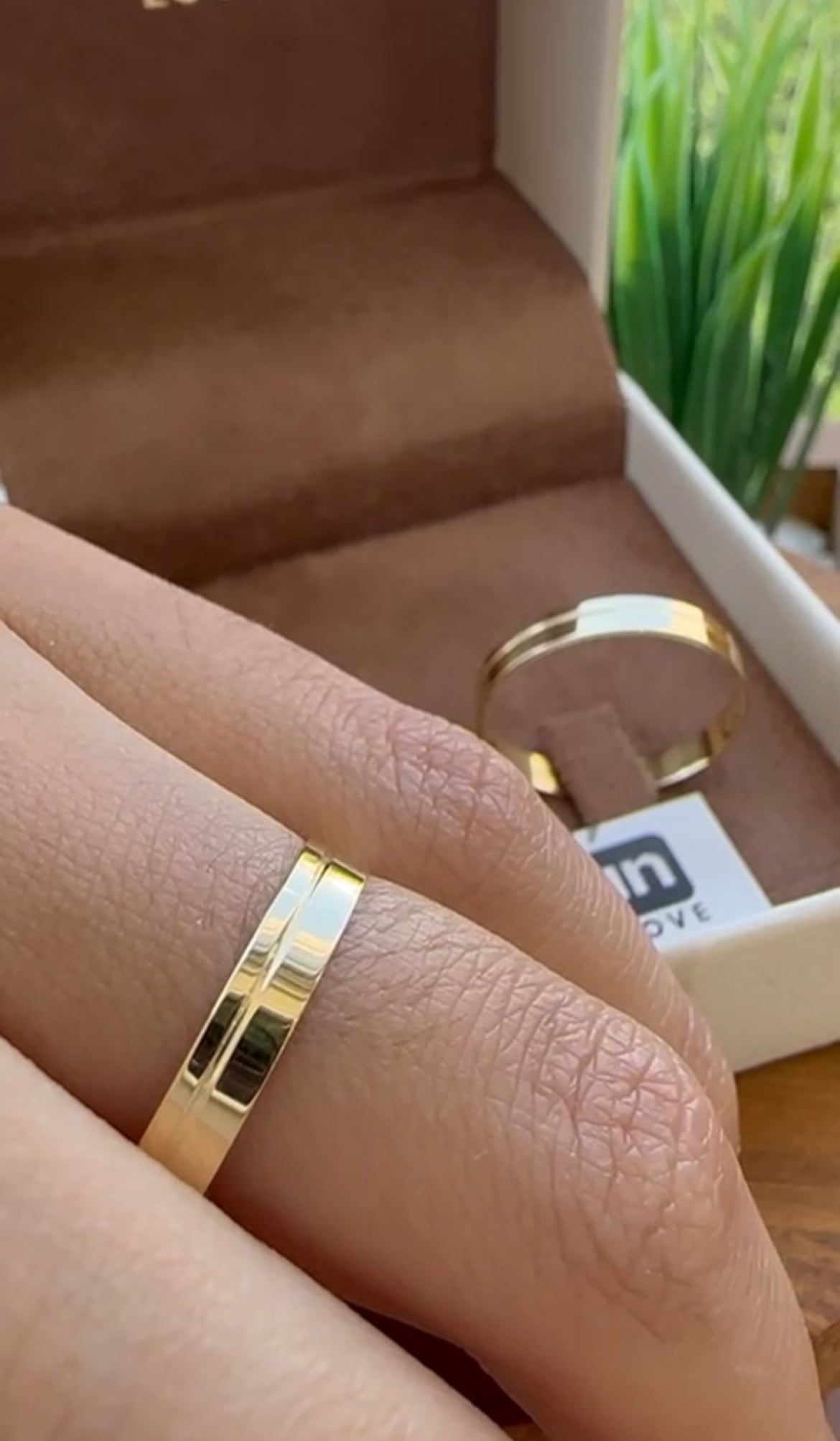 Alianças de Casamento em Ouro 18k - Modelo Meu Baião | 3mm |12x R$200