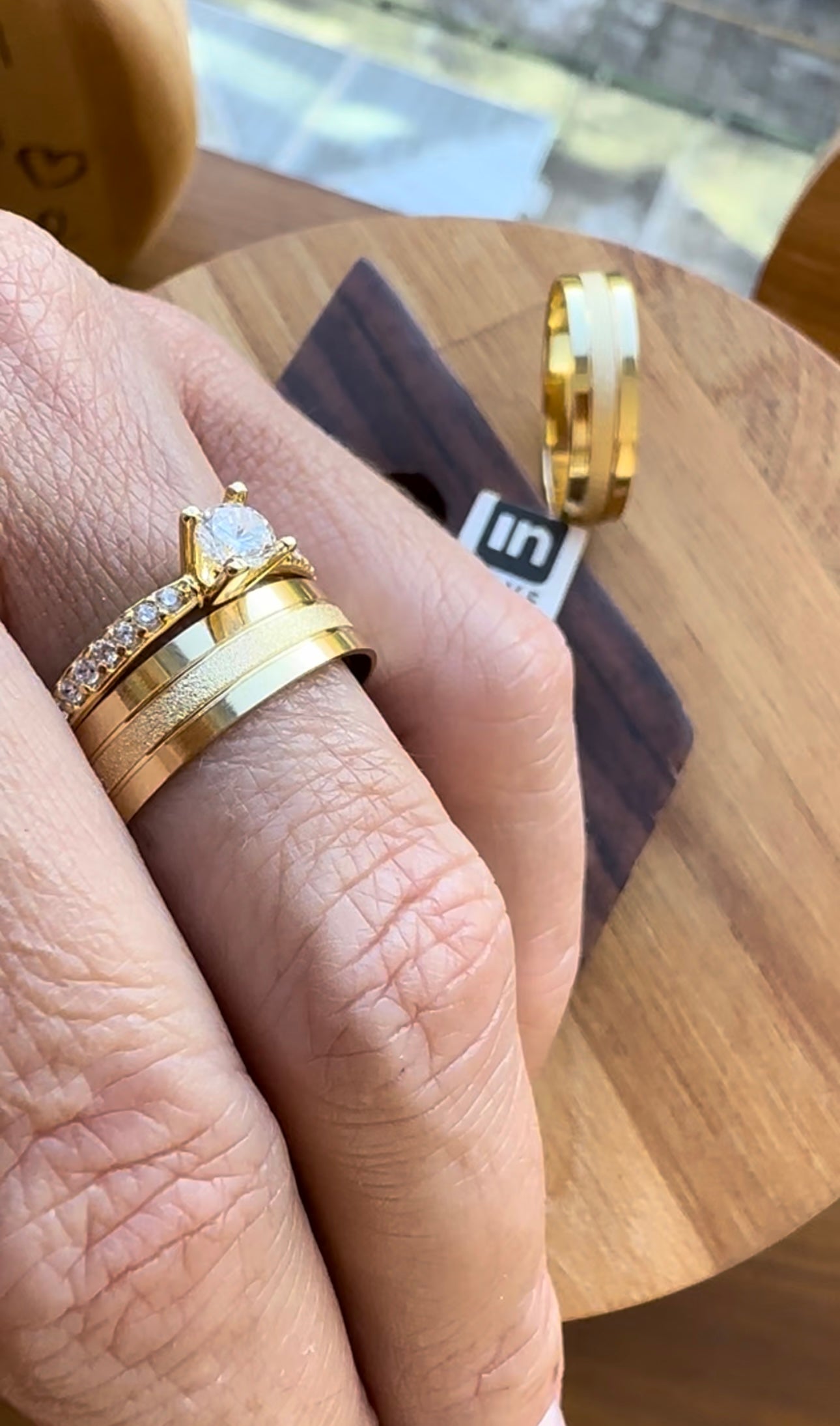 Alianças de Casamento em Ouro 18k - Modelo Meu Xodó | 5mm | 12x R$249