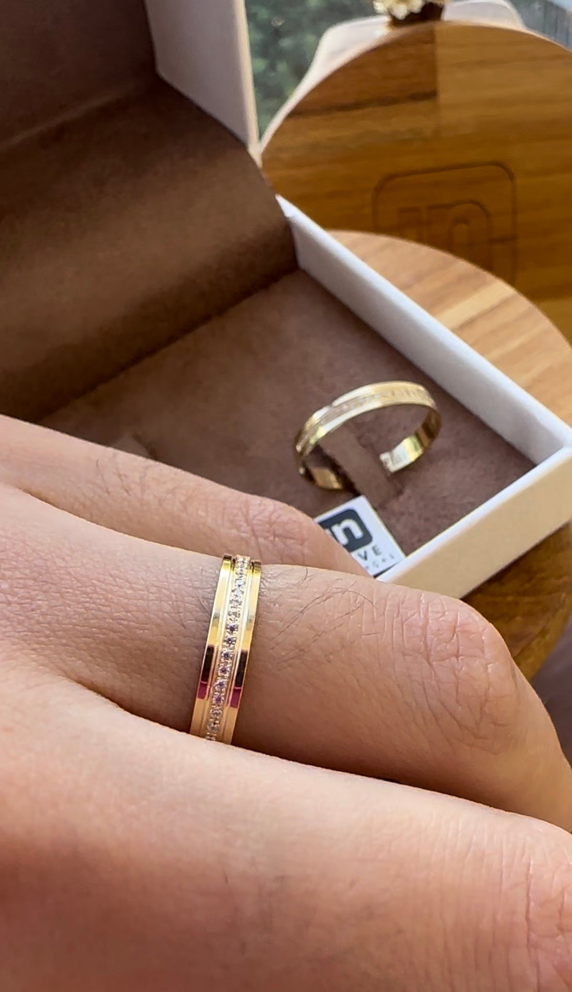 Alianças de Casamento em Ouro 18k - Modelo Mimosinha Duo | 3mm | 12x R$249
