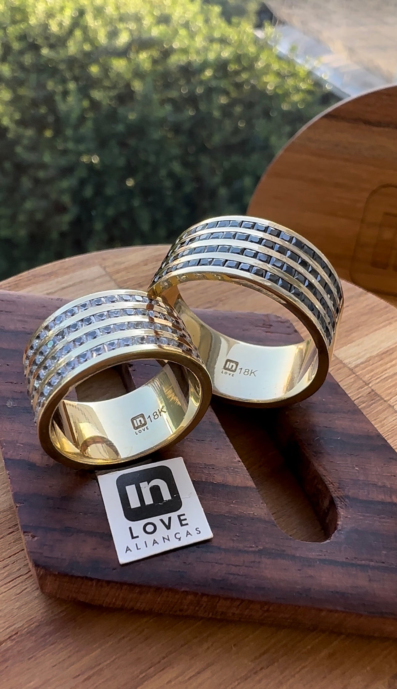 Alianças de Casamento em Ouro 18k - Modelo (Re)Começos | 9mm | 12x R$1.999