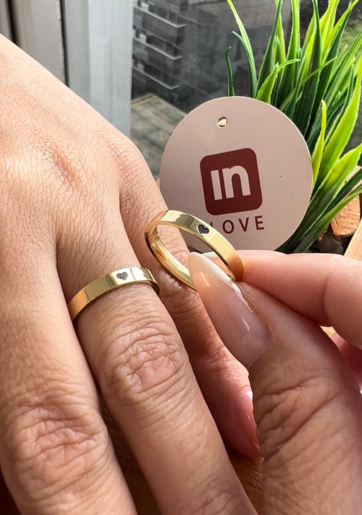 Alianças de Casamento em Ouro 18k - Modelo Por Você| 3mm | 12x R$249