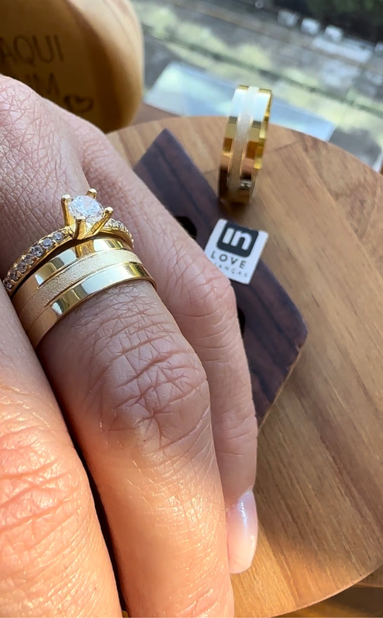 Alianças de Casamento em Ouro 18k - Modelo Meu Xodó | 6mm | 12x R$333