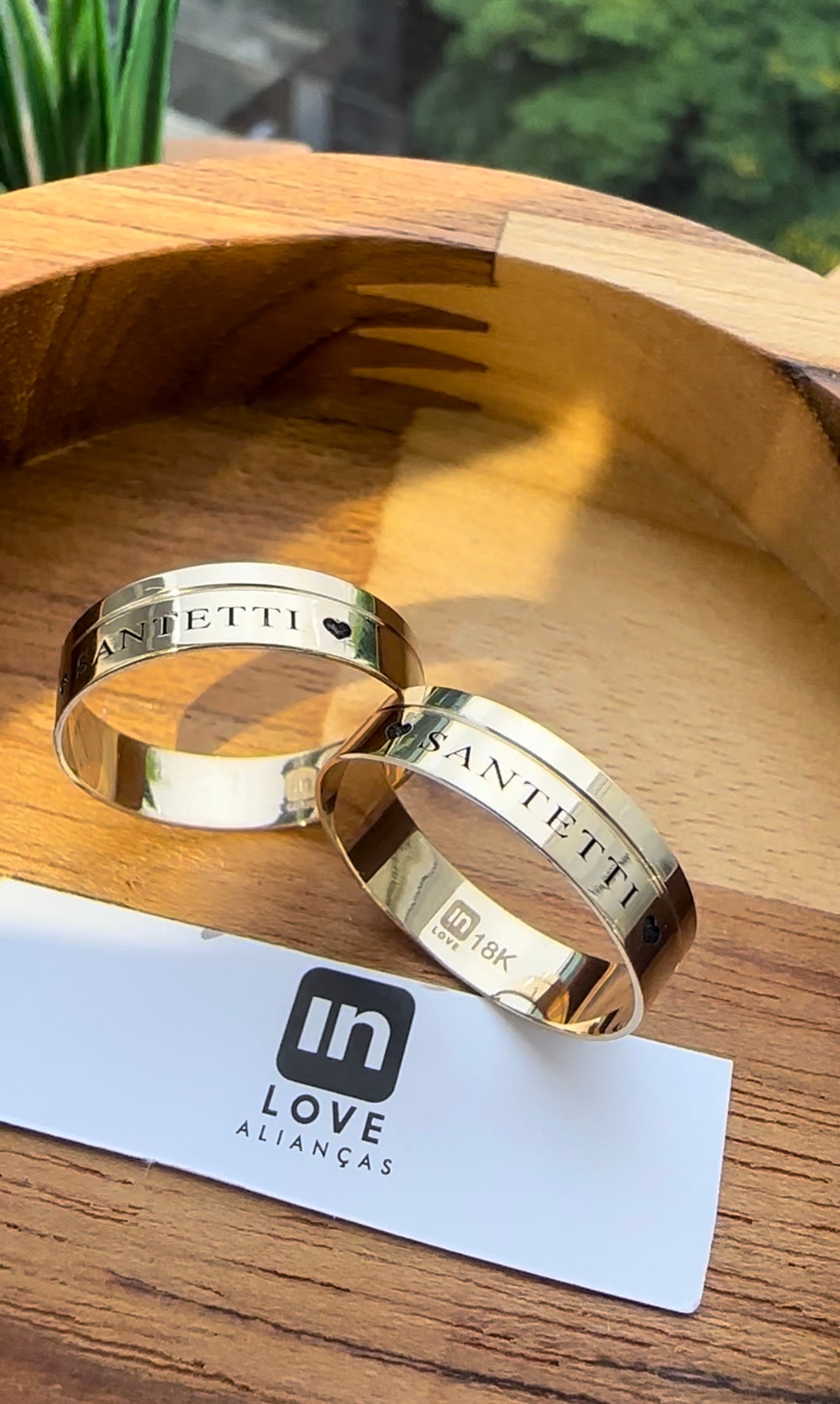Alianças de Casamento em Ouro 18k - Modelo Forever | 5mm | 12x R$358,33