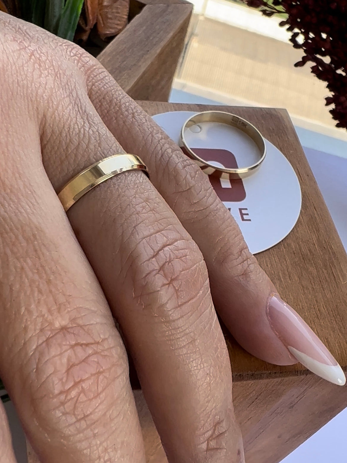 Par de Alianças em Ouro 18k - Modelo Sonho Bom | 3mm |12x R$216