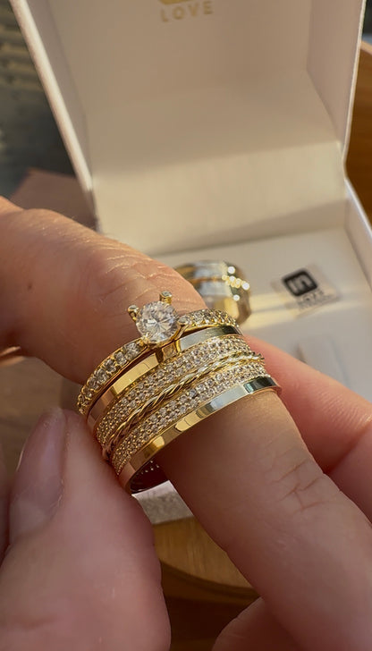 Par de Alianças em Ouro 18k - Modelo Desejo | 8mm | 12x R$899