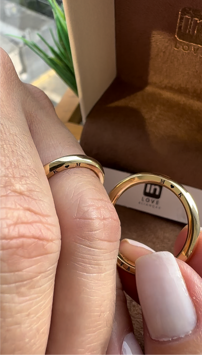 Alianças de Casamento em Ouro 18k - Modelo Seu Par | 3mm | 12x R$941,66