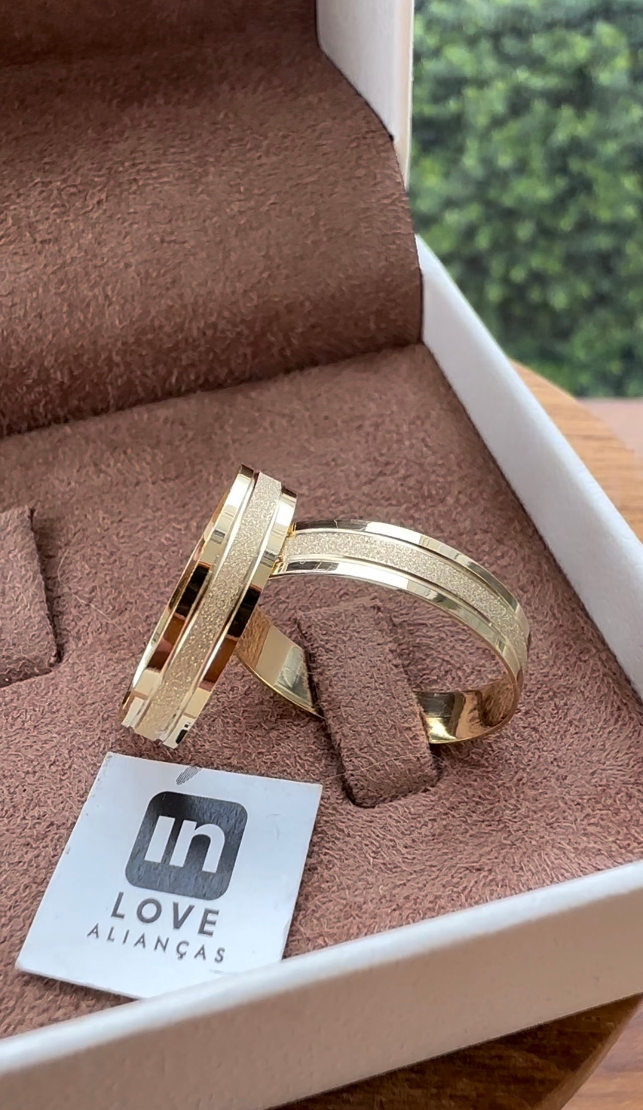Alianças de Casamento em Ouro 18k - Modelo Meu Xodó | 5mm | 12x R$249