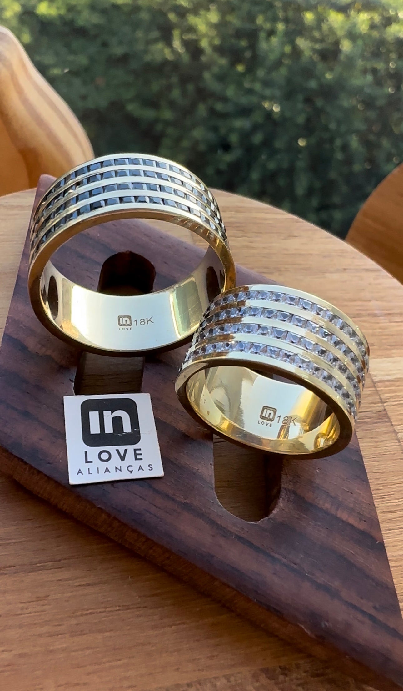 Alianças de Casamento em Ouro 18k - Modelo (Re)Começos | 9mm | 12x R$1.999