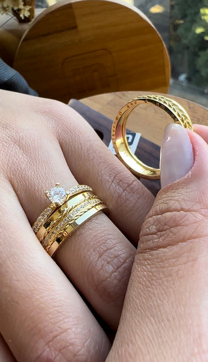 Alianças de Casamento em Ouro 18k - Modelo Bem Que Se Quis | 6mm | 12x R$833