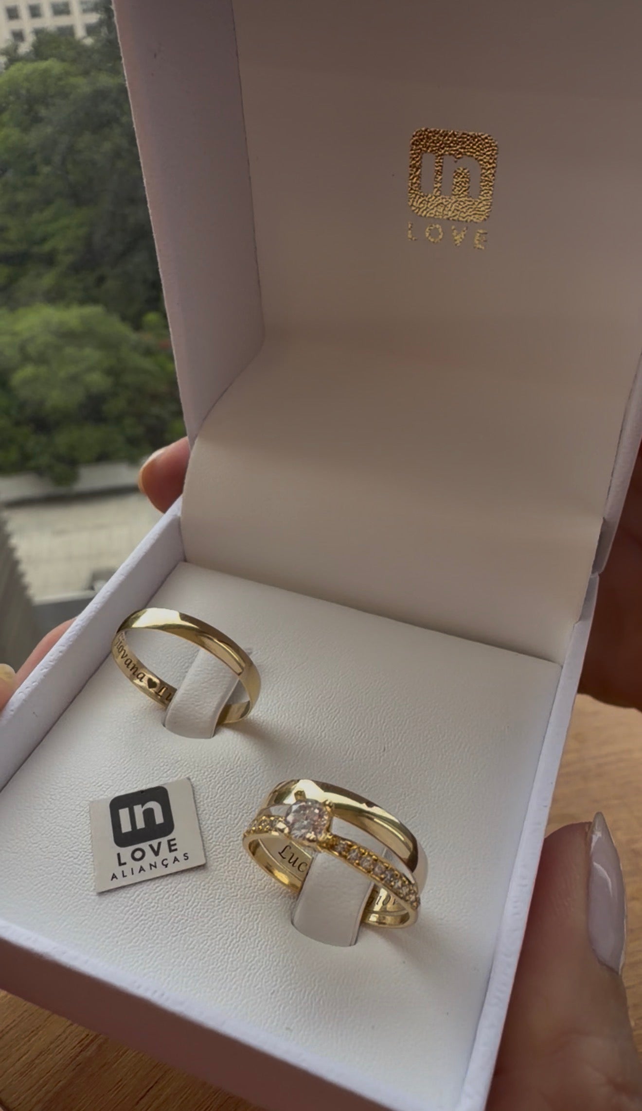 Par de Alianças em Ouro 18k - Modelo Tradicional | 3mm |12x R$216