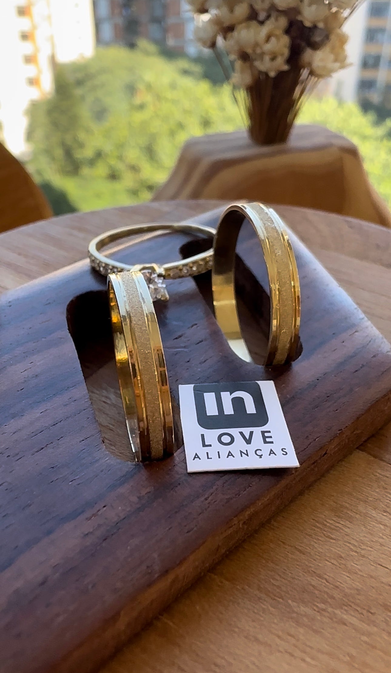 Alianças de Casamento em Ouro 18k - Modelo Meu Xodó | 3mm |12x R$165.83