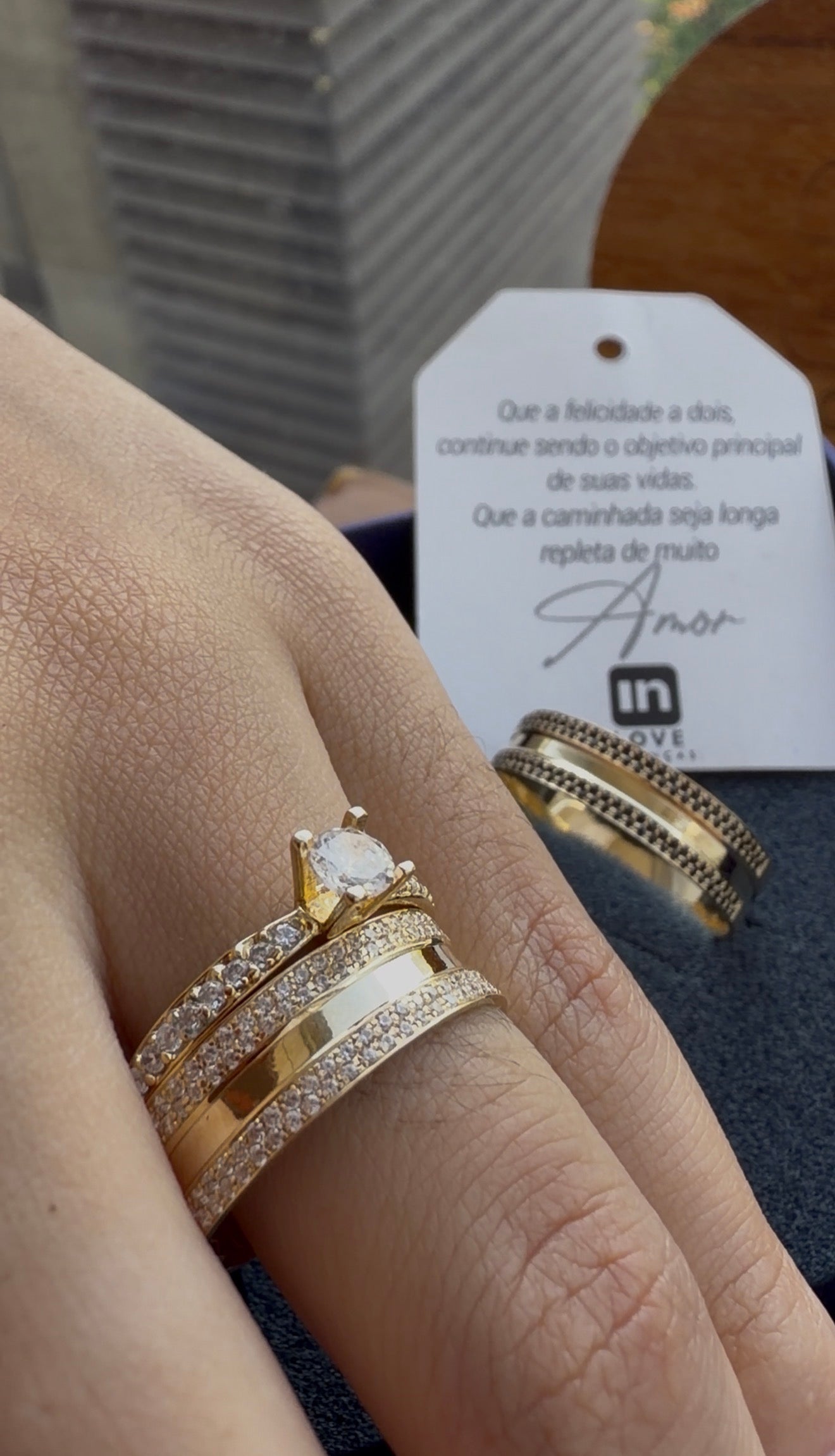 Par de Alianças em Ouro 18k - Modelo Melhor Fase | 6mm | 12x R$649